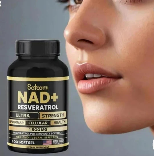 NAD + Resveratrol 100 cápsulas - Antioxidante Premium